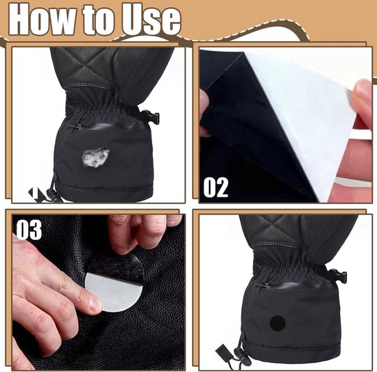 Reparatiepatches Kleding - Zelfklevend Nylon - Snelle Kledingreparatie - Waterdicht Scheurbestendig - 4 Stuks 2 Maten - Zwart van Merkloos — afbeelding 4