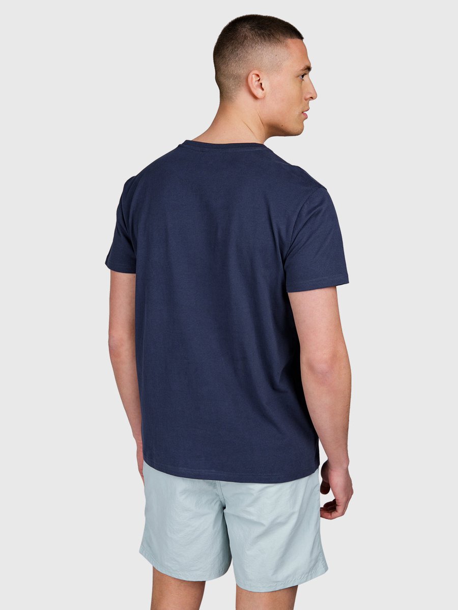 Brunotti Leeway T-Shirt Indigo 100% Katoen Regular Fit M Blauw
