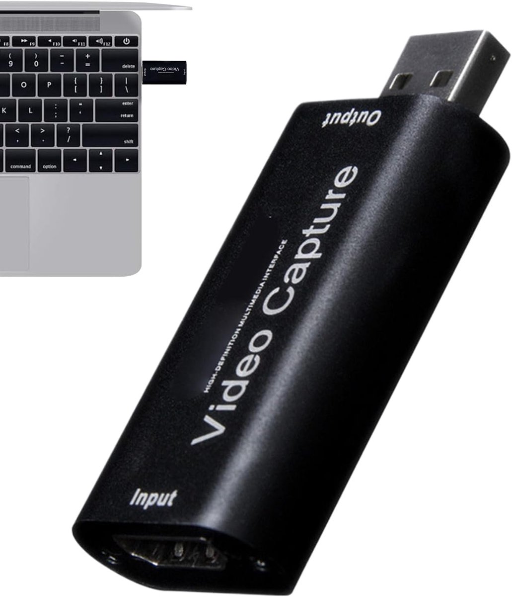 Video Opnamekaart - Streaming Capture Card - Live Content Maken - Ultrageluid Lage Latentie - Compact Formaat - Zwart
