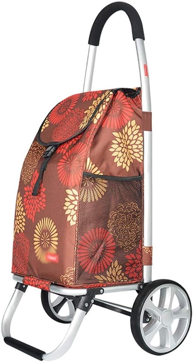 Winkelwagen - Boodschappentrolley - Boodschappen Doen - Waterdichte Grote Zak - 55L Capaciteit