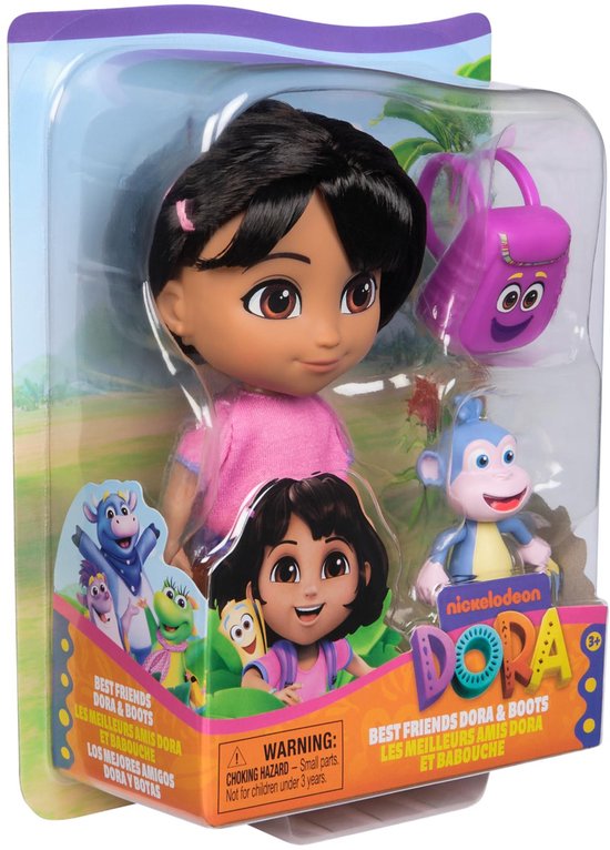 Dora - Pop - 15 cm - Met Rugzak en Boots