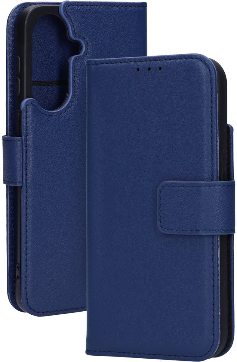 Mobiparts Leather Wallet Case geschikt voor Samsung Galaxy A37 - Blauw