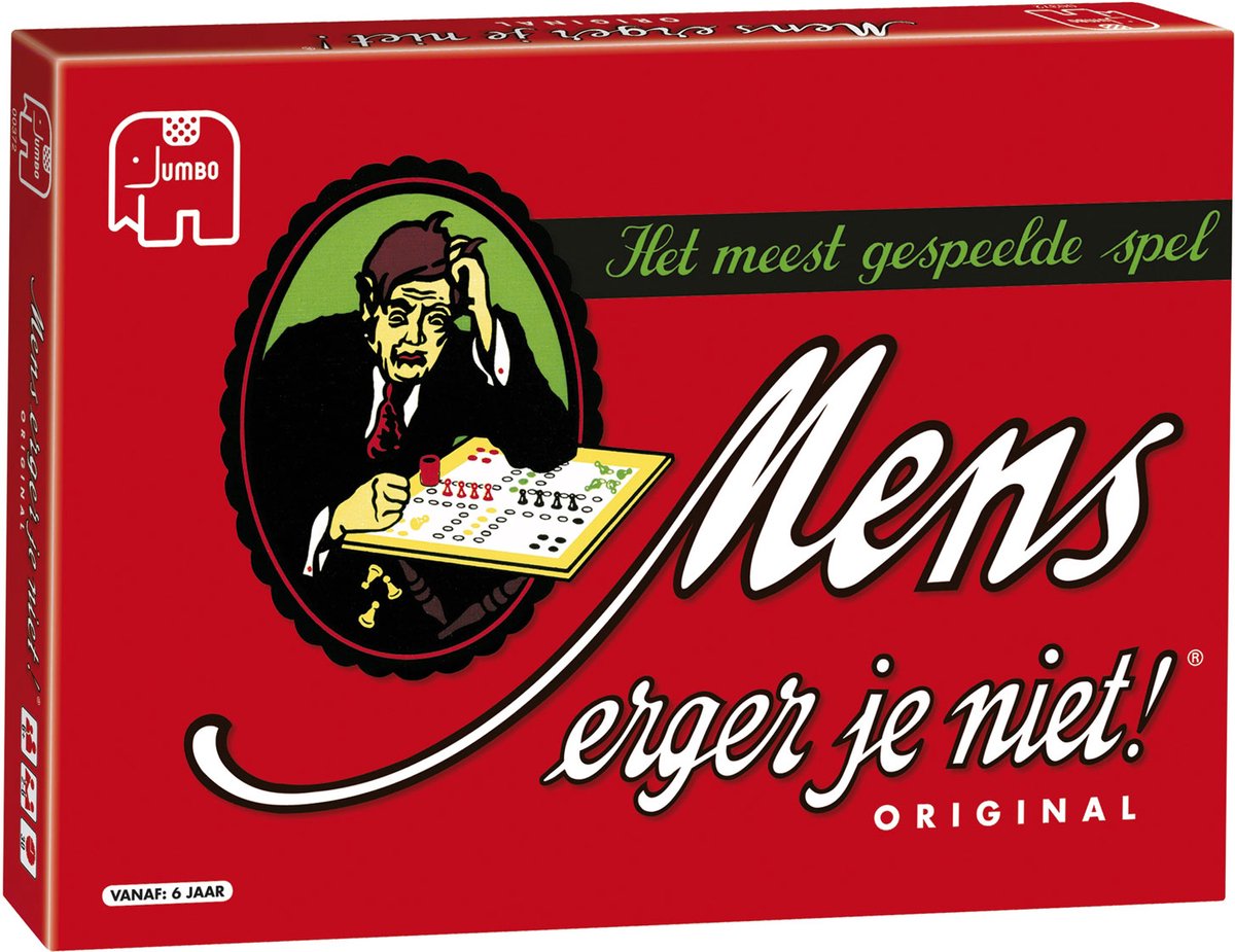 Bol.com Jumbo - Mens Erger Je Niet! - Bordspel - Vanaf 6 jaar aanbieding