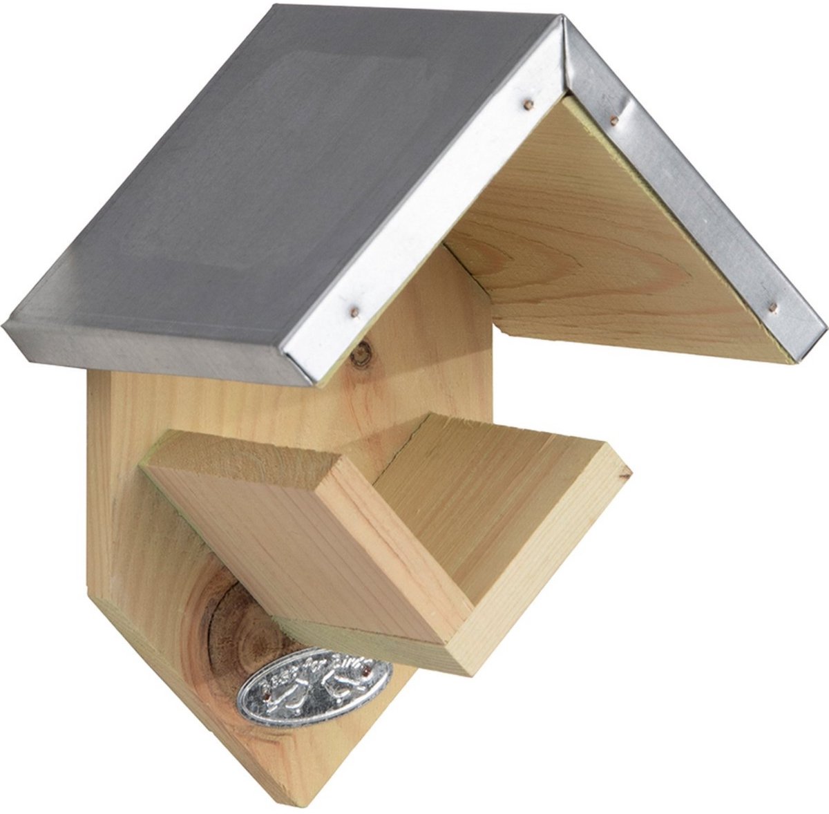 Best for birds Pindakaaspothouder - Pindakaaspothouder - Hout - 15x13x20cm