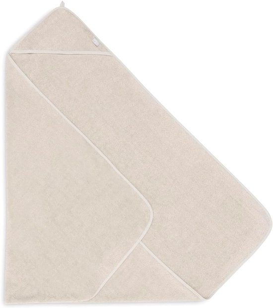 Baby Handdoek Capuchon - Badjas met cap - Na het badderen - Zachte badstof - 100x100 cm - Nougat — afbeelding 2