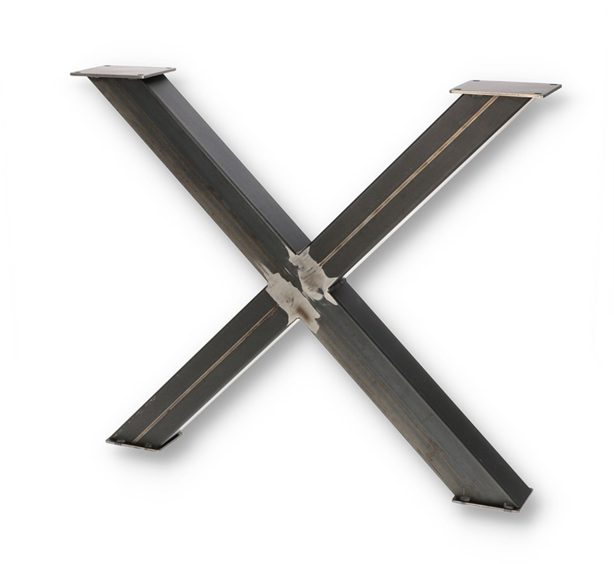 SEART - Kruisvoet Tafelonderstel - 82x71 cm - Stalen Profielen - Industrieel Design