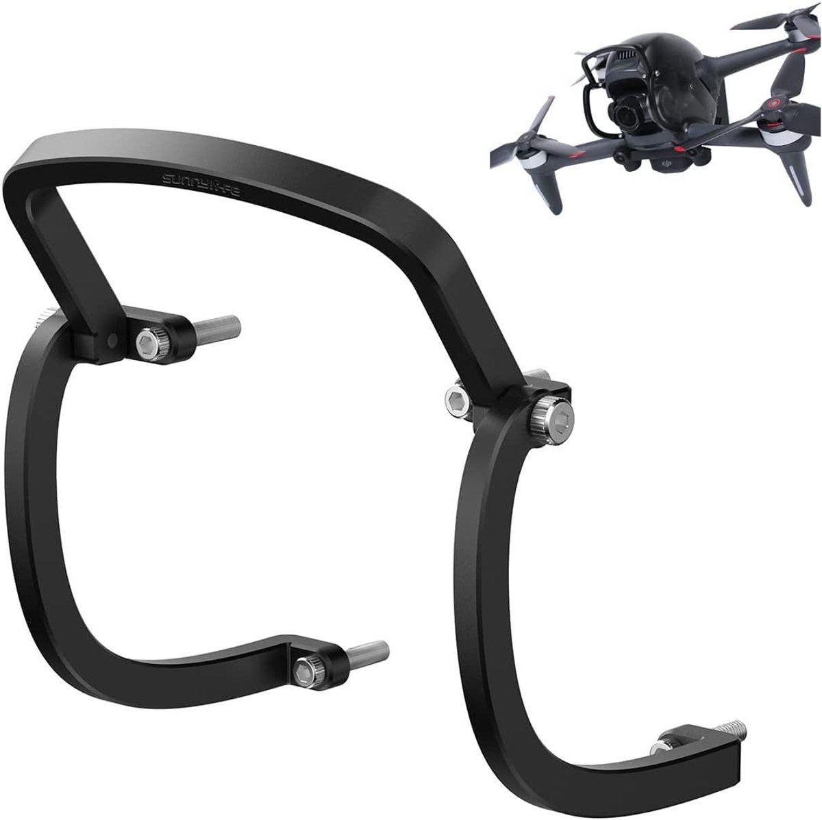 Drone Lens Bumper - Gimbal Beschermer - Vliegveiligheid - Schokabsorberend Aluminium - Zwart
