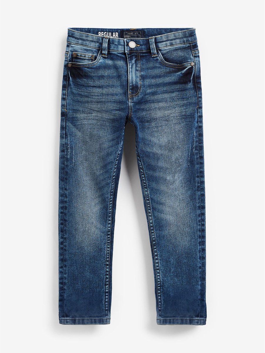 Next - Jongens - Stretchjeans met standaard pasvorm - Blauw