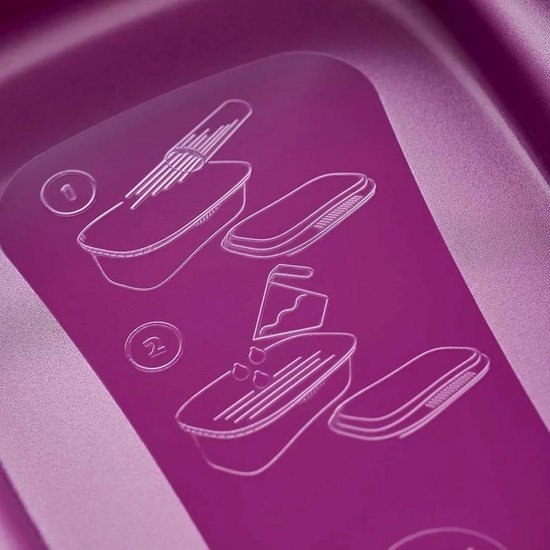 Pastakoker Magnetron - Snelle Pasta Maker - Thuis Koken - Vaatwasserbestendig - 1.9 Liter - Paars van Merkloos — afbeelding 5