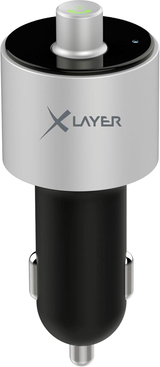 Auto FM Zender - Muziek Transmitter - Onderweg Muziek - Dubbele USB Poorten - 17cm x 3.8cm