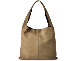Patrizia Pepe Never Complete Shopper Tas Leder 43 cm - 7 L - olive suede