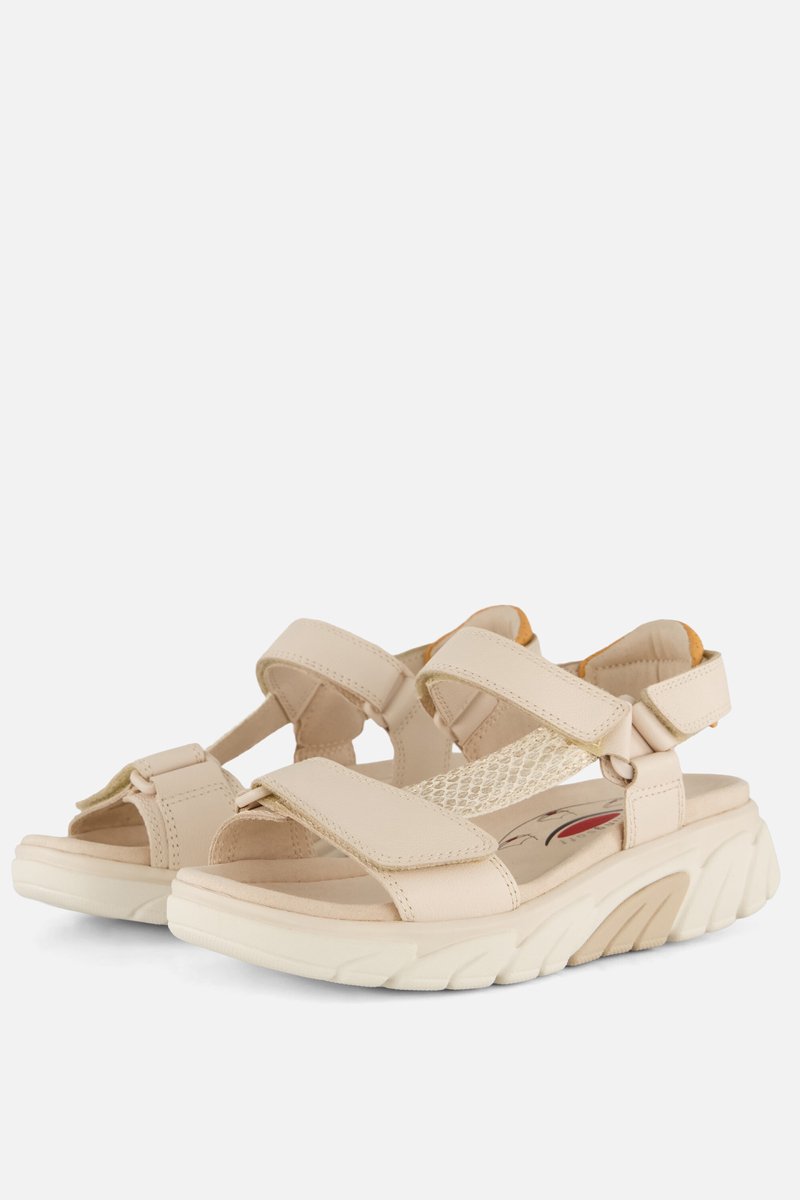 Gabor Rollingsoft Sandalen Leer Beige