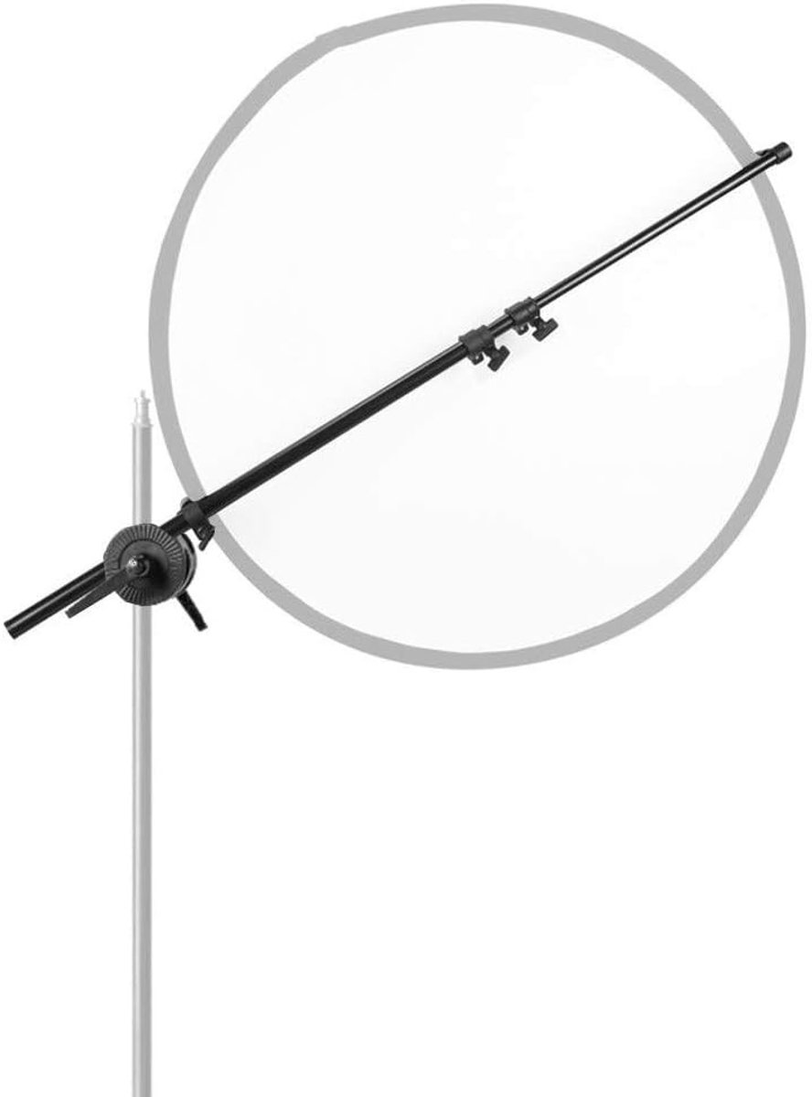 Reflector Houder Arm - Verstelbare Boom Arm - Studio Fotografie - Dubbele Klem - 65-174cm