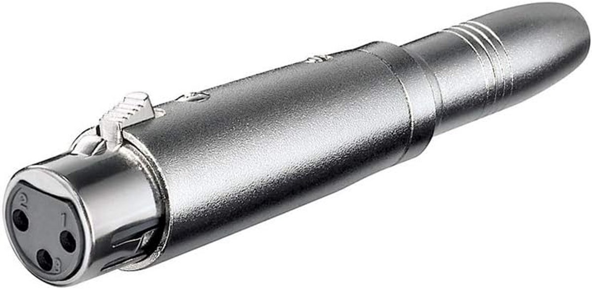 XLR Adapter - Koppelstuk Stereo - Audio Verbinding - 3-polig Female - 2cm Compact
