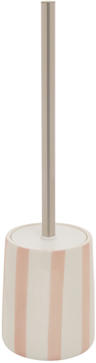 5Five Strio Toiletborstel in houder - Ø11xH39cm - Roze