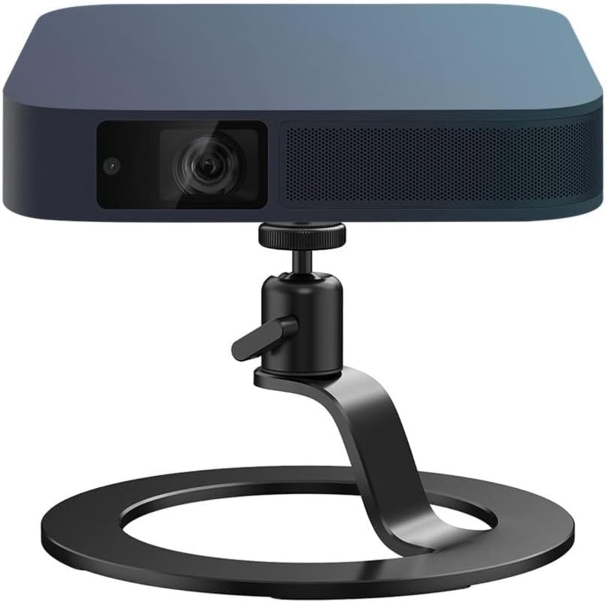 Projector Stand - Tafel Beugel - Thuisbioscoop Setup - 360 Graden Verstelbaar - 19.5 cm Basis - Zwart