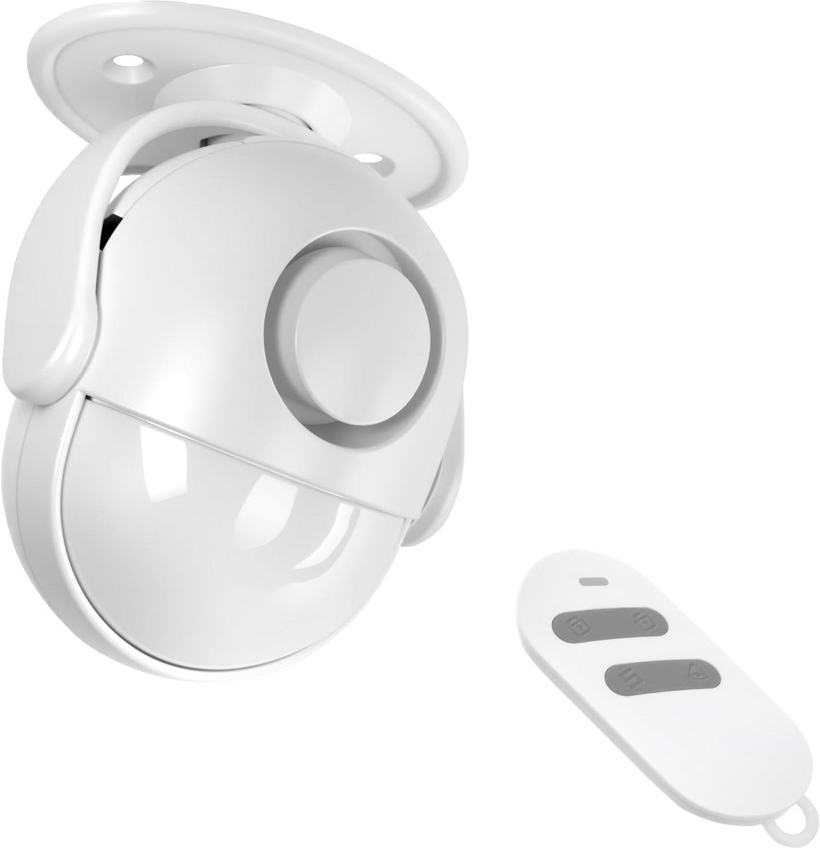 Bewegingssensor Alarm - Draadloze Melder - Beveiliging Huis - 125 dB Sirene - 8m 360 Graden - Wit