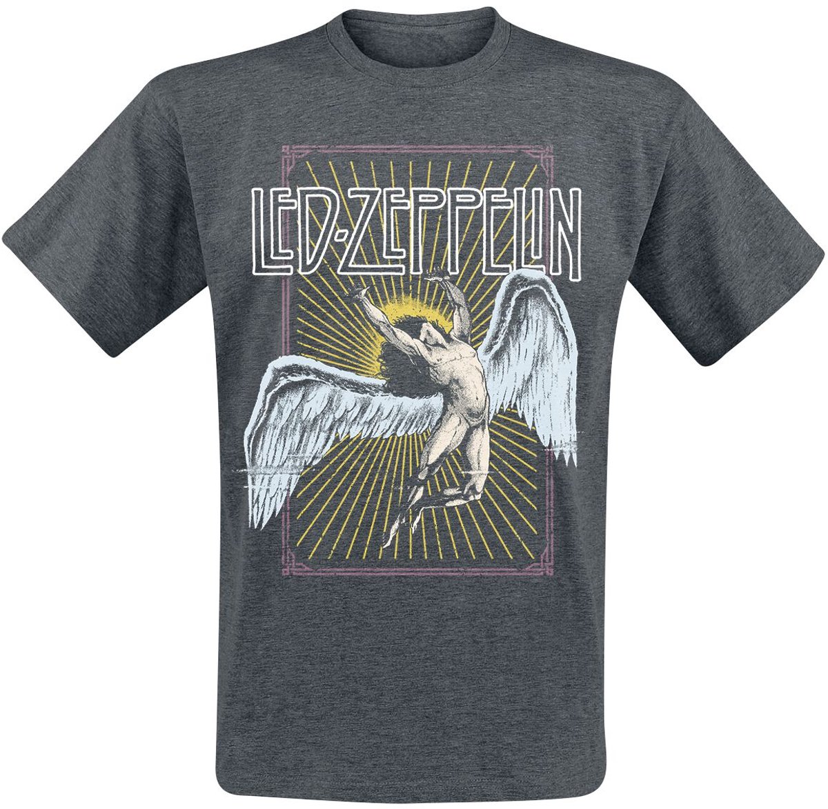 Led Zeppelin Icarus Colour Heren T-shirt - donkergrijs - XL