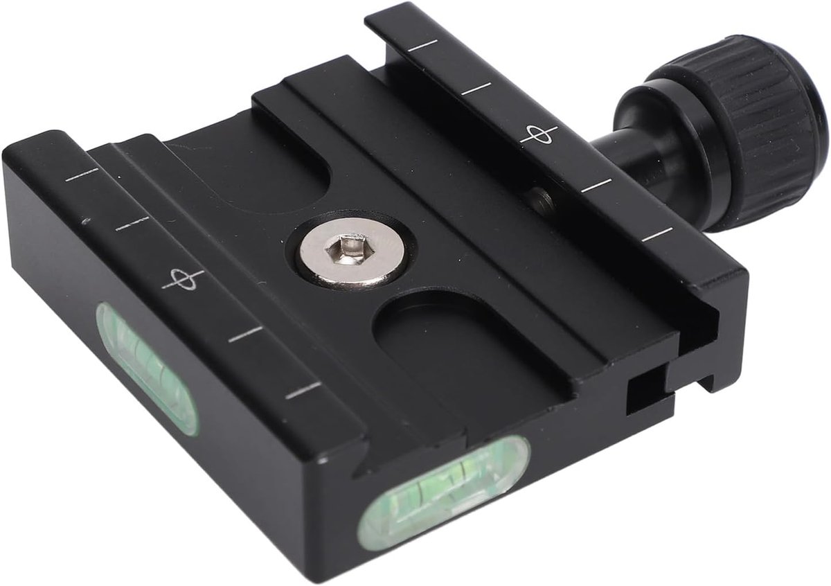 Camera Klem - Statief Adapter - Snel Wisselen - Ingebouwde Waterpas - 60 mm