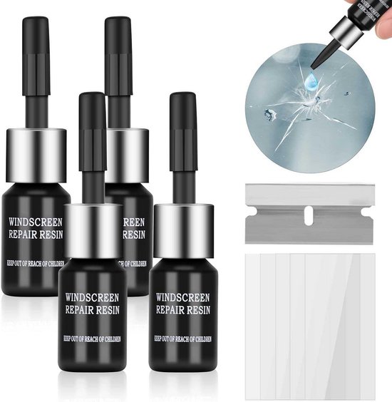 ATG Voorruitreparatieset – Professionele Kit Voor Steenslag En Barsten, Eenvoudig Zelf Te Gebruiken