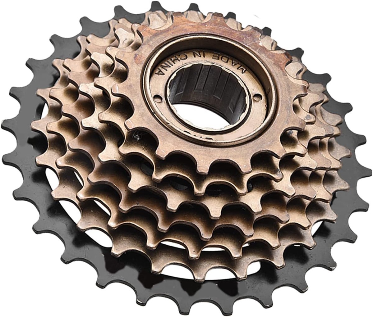 Fiets Freewheel Cassette - Tandwiel Vliegwiel - Mountainbike Onderdeel - 7 Versnellingen Duurzaam Staal - 11.5 cm Diameter