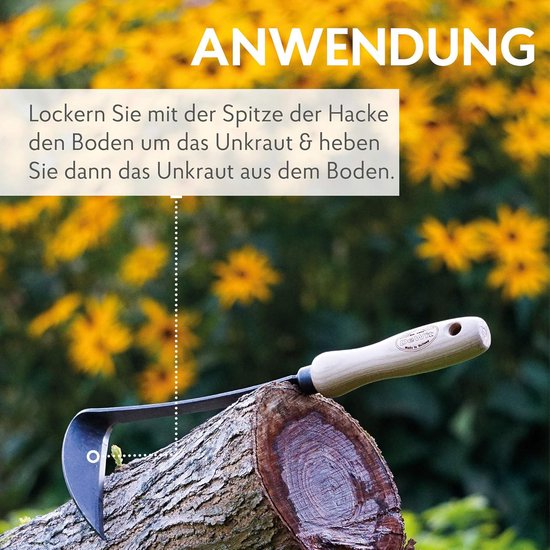Professionele Japanse Handhak voor Onkruidvrij Tuinieren — afbeelding 3