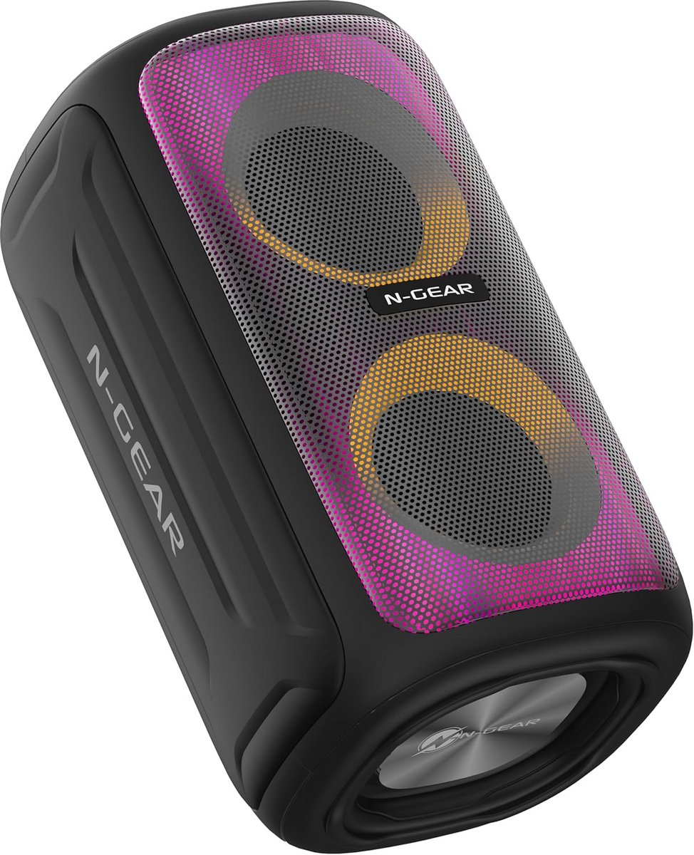 Bluetooth Speaker met RGB Licht 60W - 8 Uur Speeltijd, TWS, USB & TF Card, Draadloos & Draagbaar