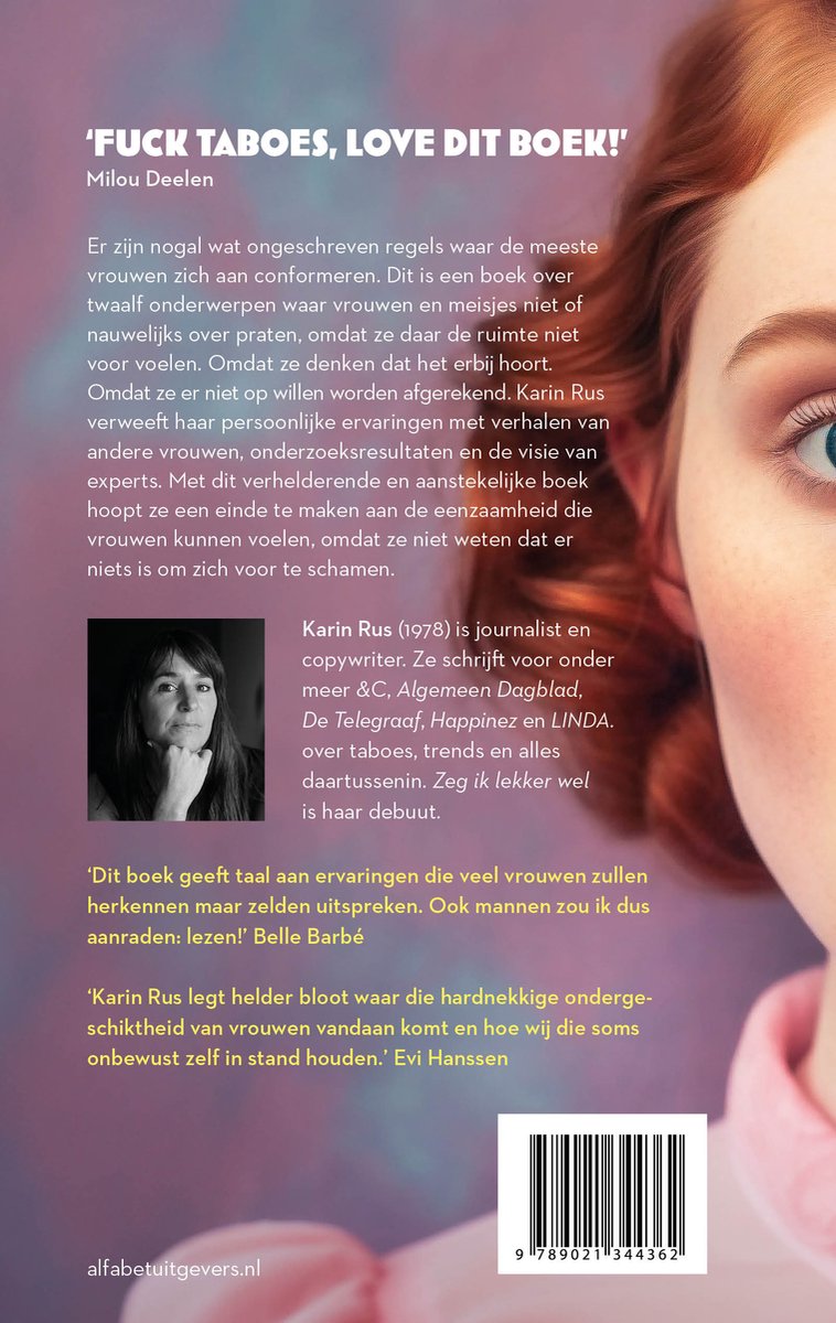 Zeg ik lekker wel - back cover