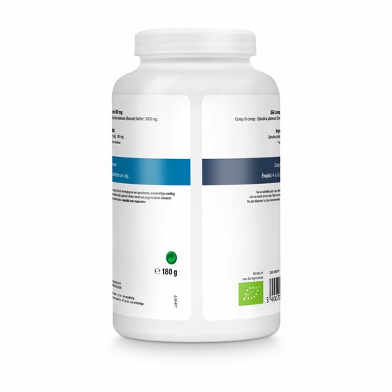 Purasana® Spirulina Bio 500 mg 360 Capsules
