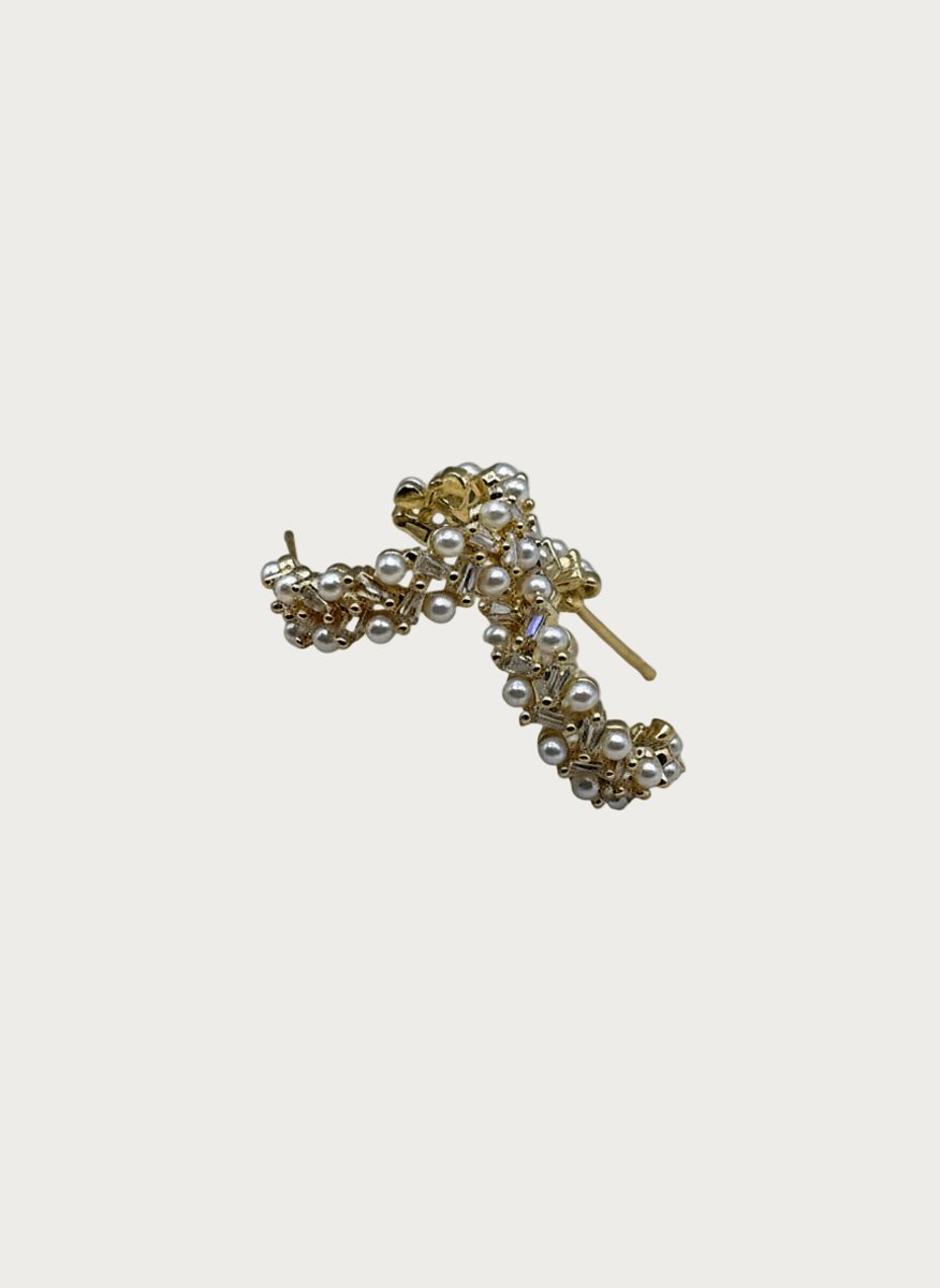 Pearl Cluster – Oorbellen – Stainless Steel