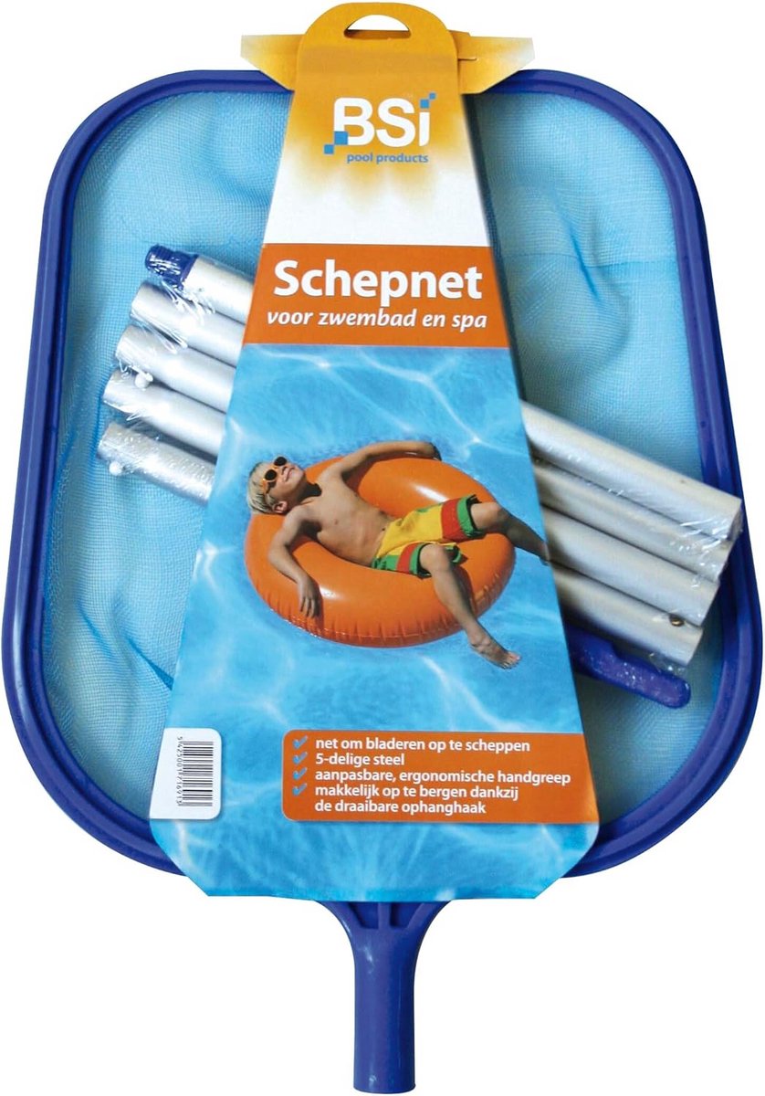 Basis Bladschepnet voor Zwembad en Vijver met Telescoopsteel