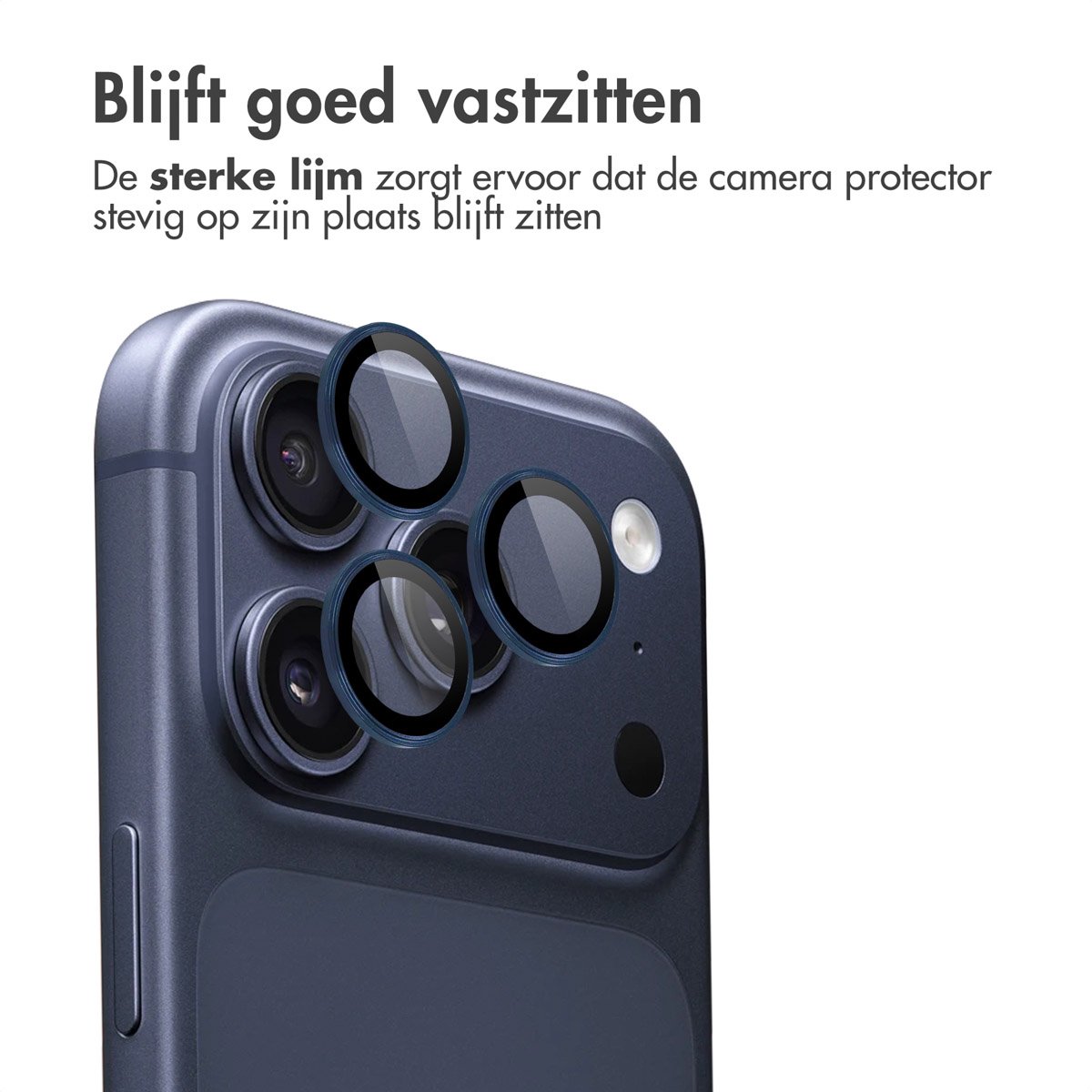 imoshion Camera Lens Protector - Geschikt voor Apple iPhone 17 Pro Max / 17 Pro - 2 Pack - Dark Blue — cadeau in Cadeau-ideeën - foto 4