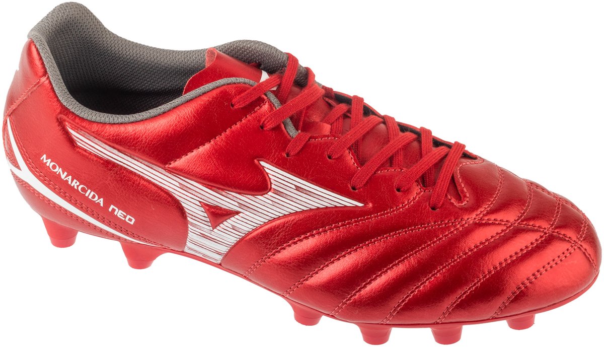 Mizuno Monarcida Neo III Select FG, Mannen, Rood, Voetbalschoenen, maat: 41
