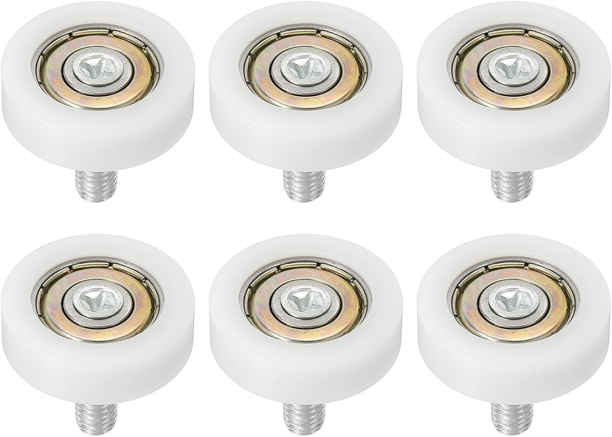 26mm Loader Rolls - 6-Pack Drawer Roll Vervangwielen met Kleine Pulley