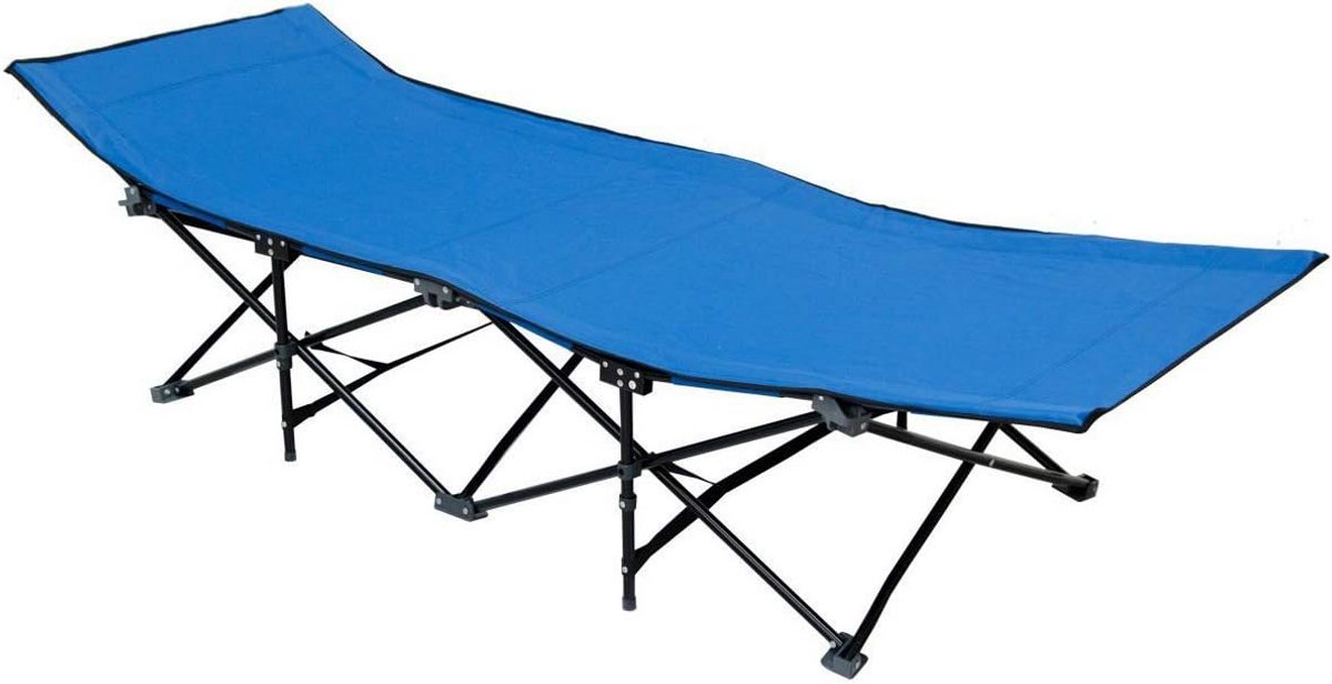 Opvouwbaar Veldbed 190x70 cm - Stevig Metalen Ligbed voor Camping en Tuin