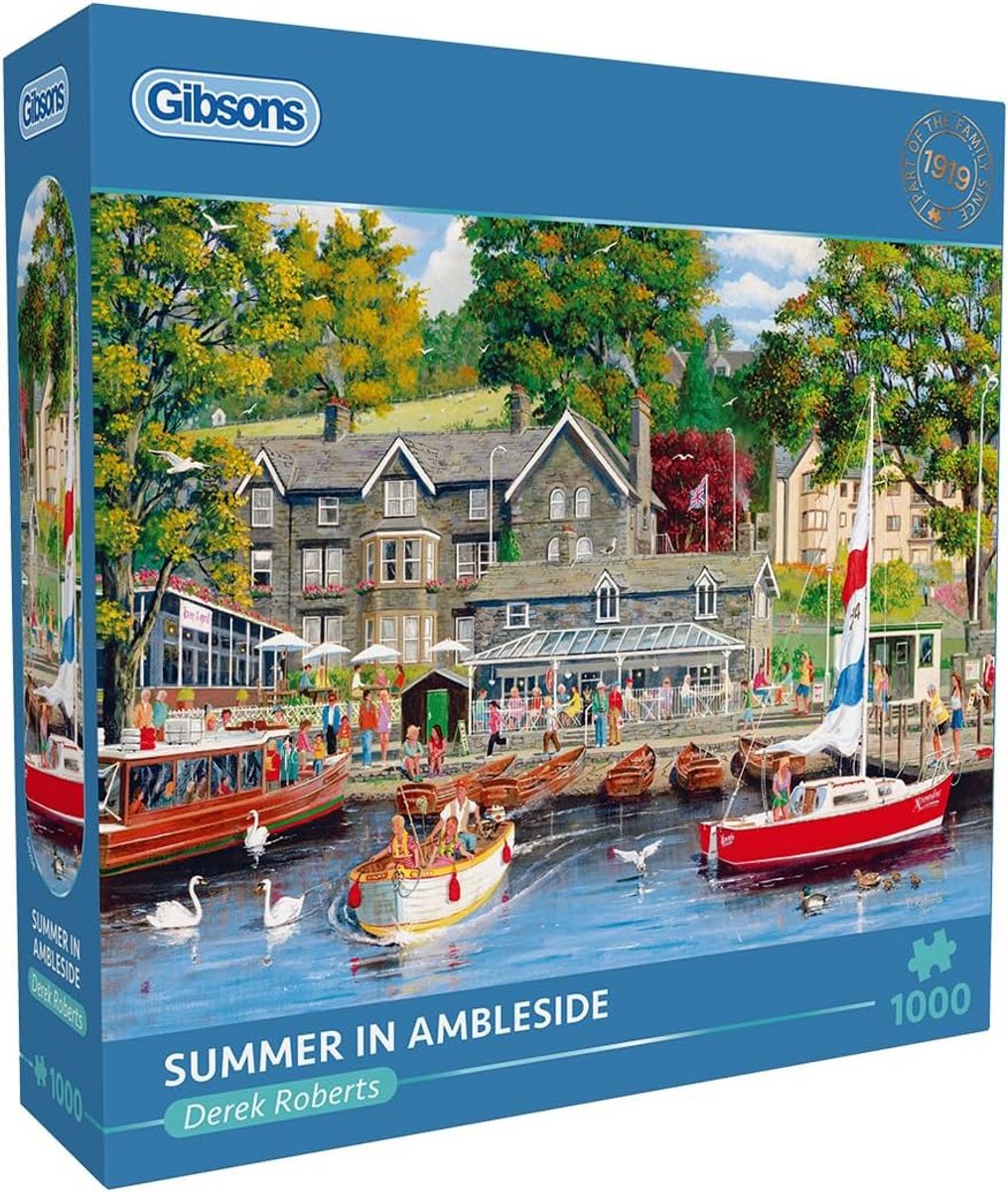 Puzzel 1000 Stukjes - Zomer in Ambleside