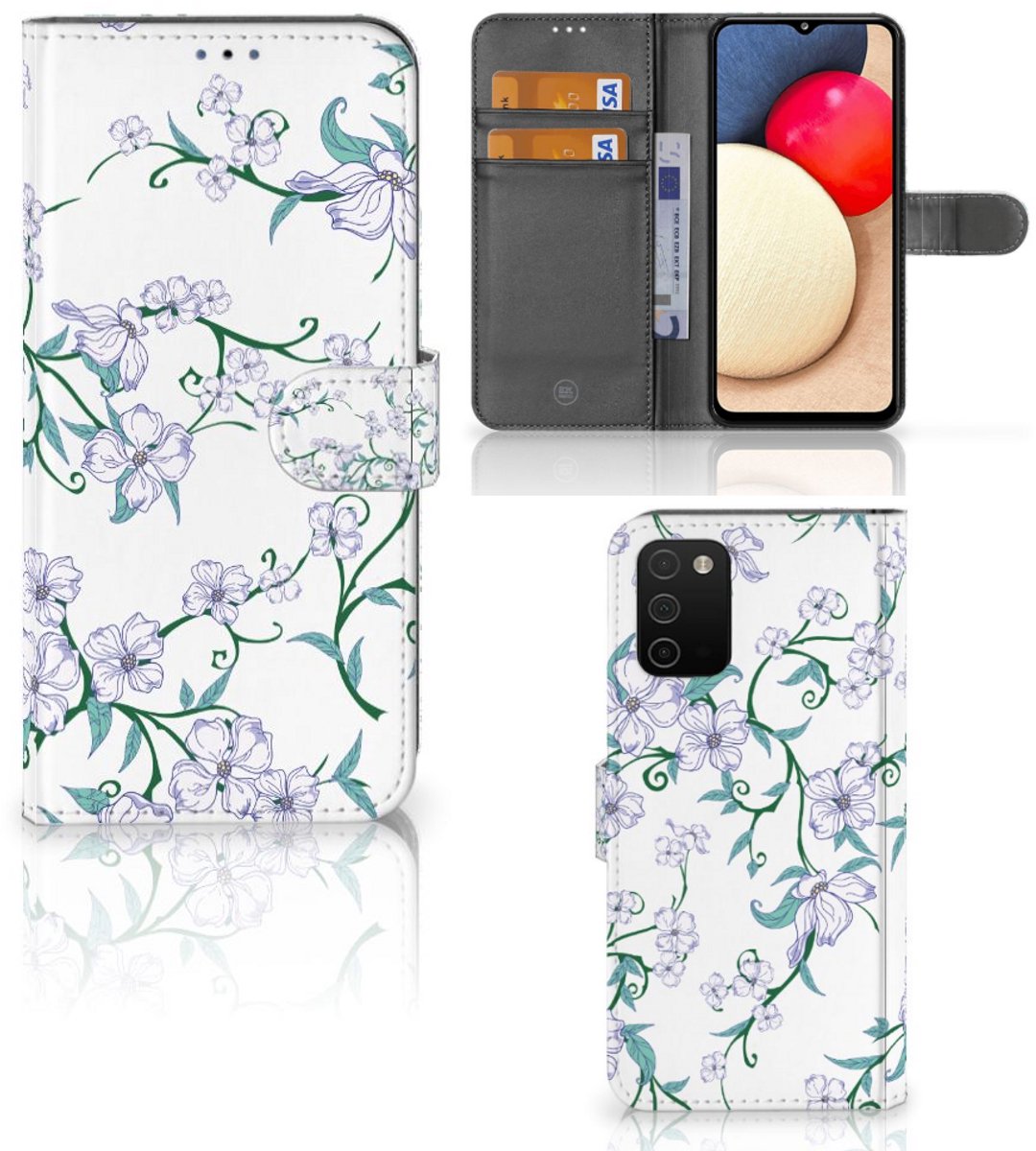 Samsung Galaxy A03s Uniek Hoesje Blossom White