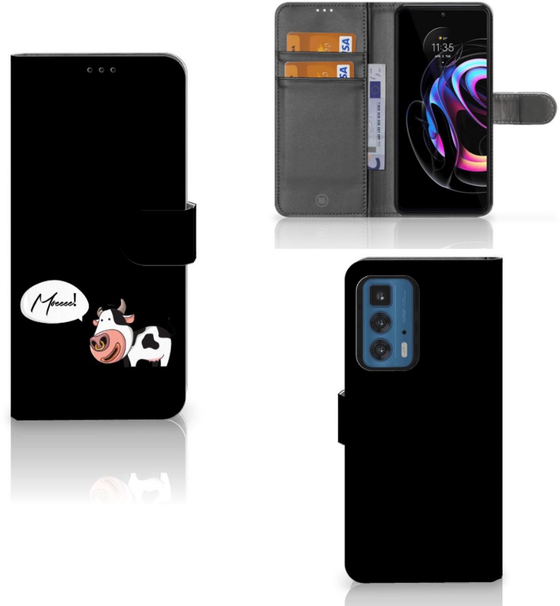Motorola Edge 20 Pro Leuk Hoesje Cow