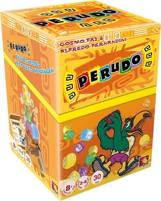 Zygomatic Board Game Studio Perudo - Dobbelsteen blufspel met bekers - 2-6 spelers