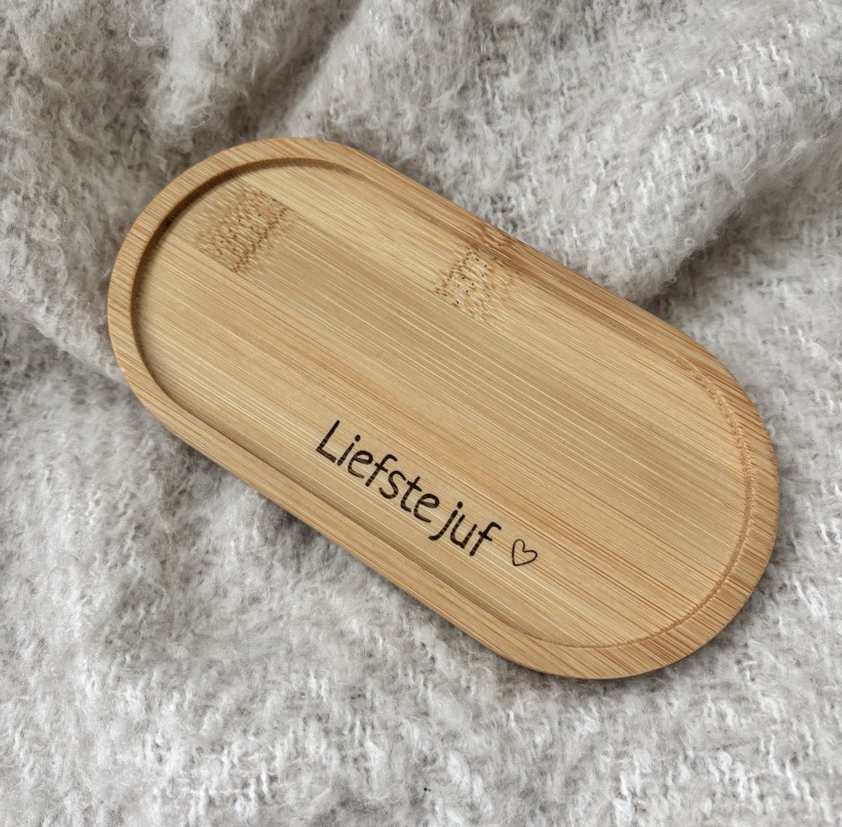 Cadeautje voor de Juf - Bureau onderzetter - cadeau - liefste juf - zomaar - bedankje - school - KLEINE FRUM