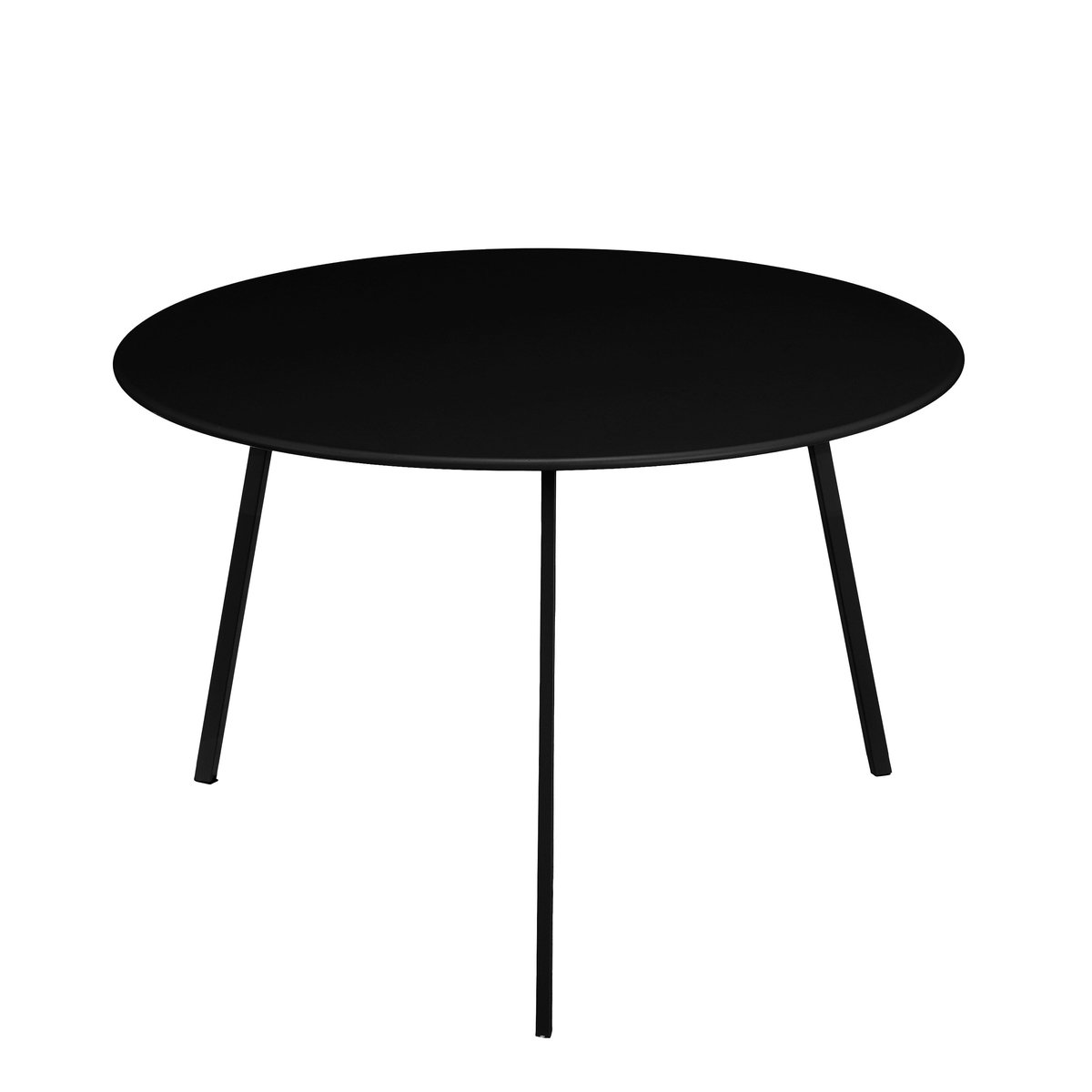 Mica Decorations Seatle Bijzettafel voor Buiten - H38 x Ø58 cm - Metaal - Zwart