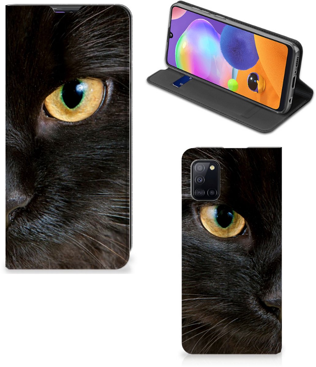 Samsung Galaxy A31 Hoesje maken Zwarte Kat