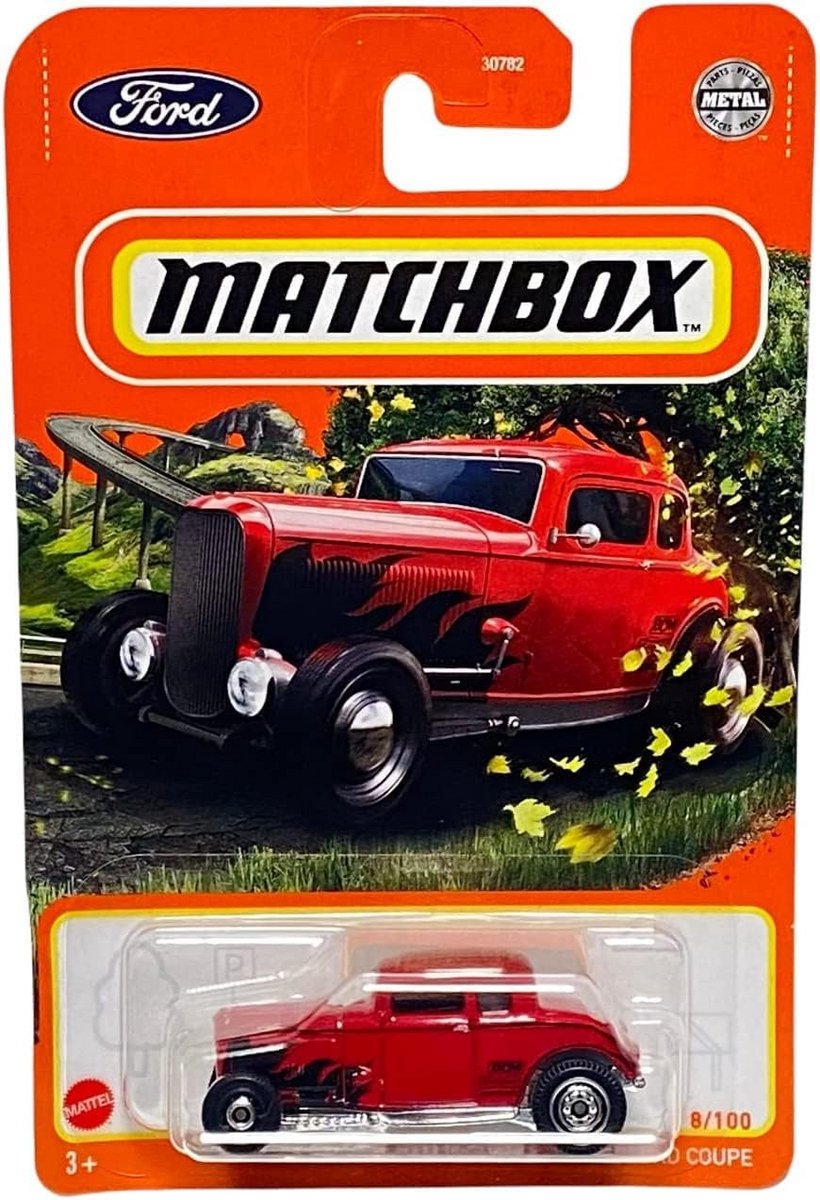 Luciferdoosje 1932 Ford Coupe 1:64 (Rood)