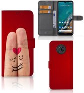 Étui pour téléphone portable Nokia G50 Wallet Book Case Gift for Wife Love