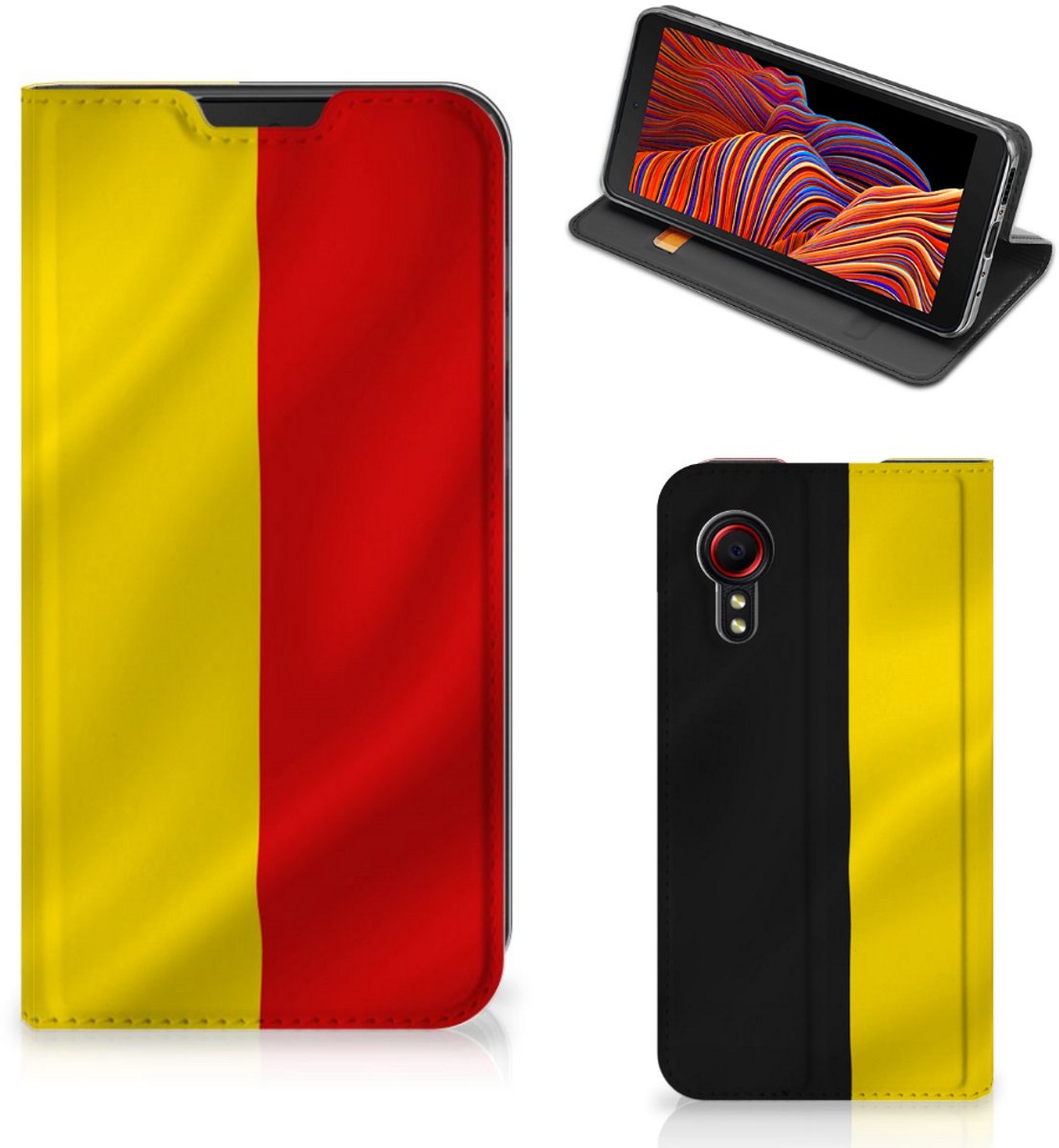 Samsung Galaxy Xcover 5 Standcase Belgische Vlag