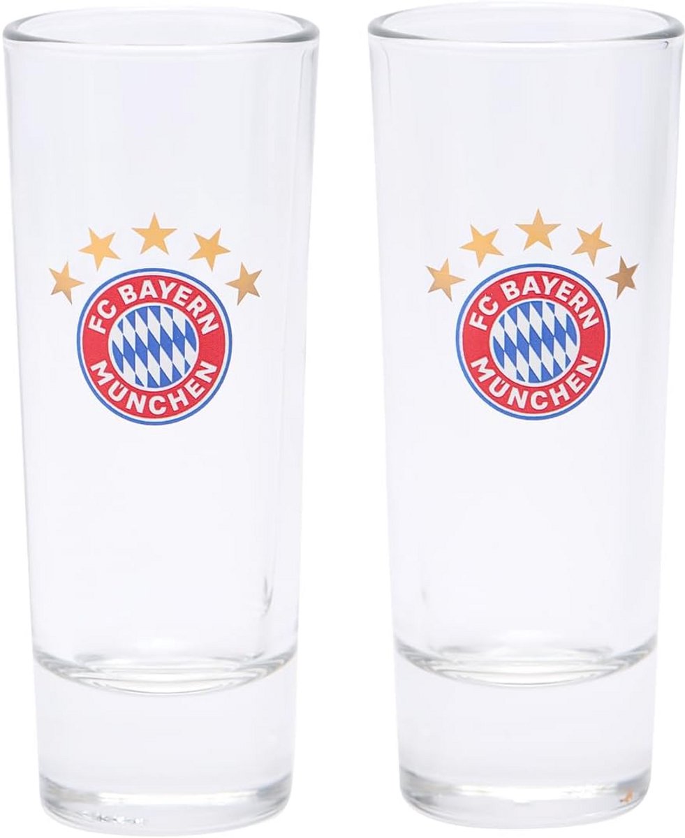 Set van 2 Borrelglazen voor Voetbalfans - Perfect voor Feestjes