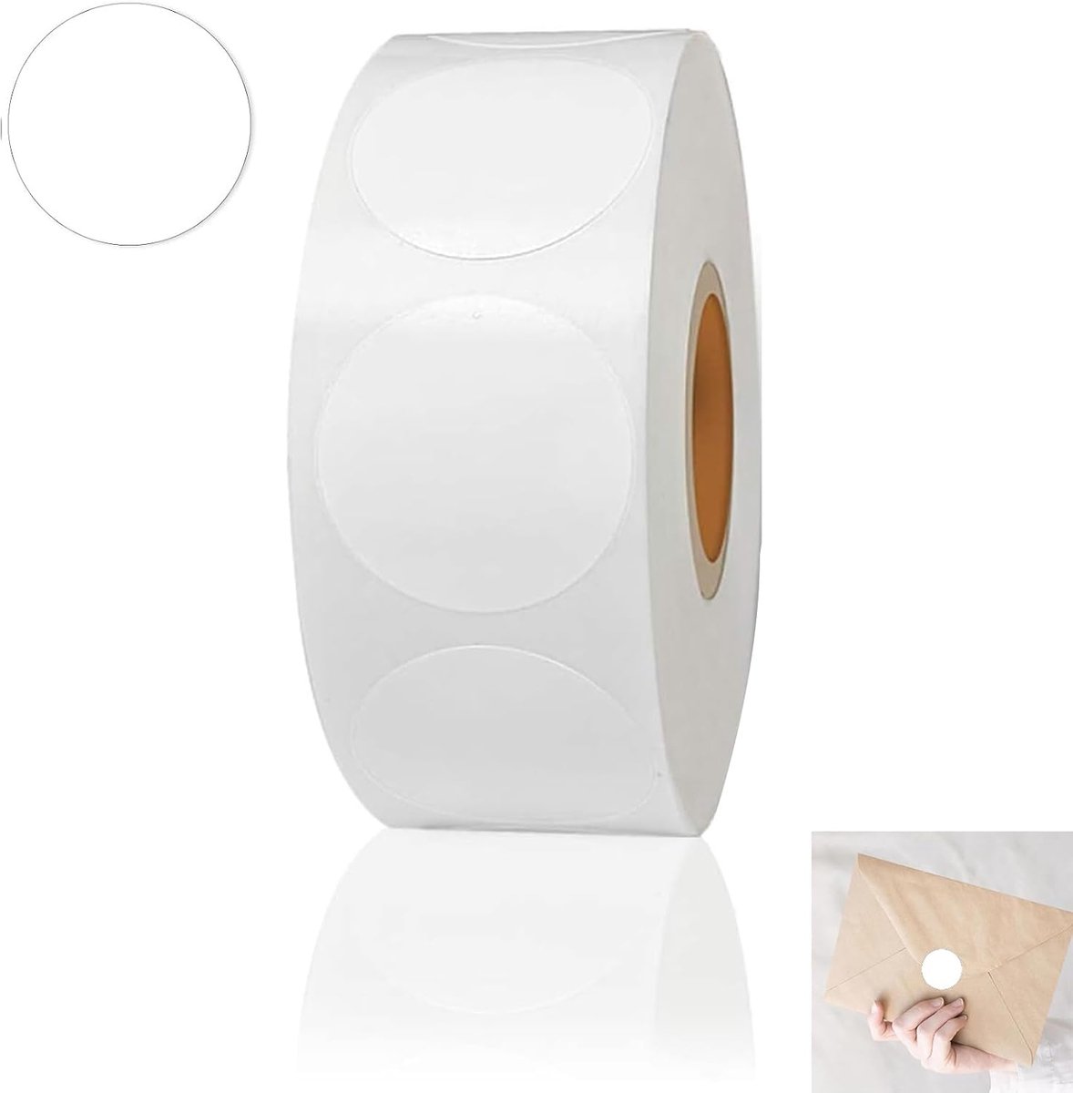 Ronde Kleurcodering Stickers - 25 mm, 500 Stuks - Ideaal voor Kantoor en Klaslokaal