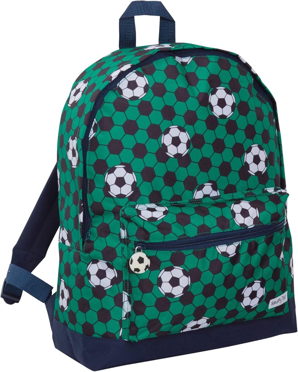 Voetbal Rugzak Voor Kinderen - Grote Capaciteit Sporttas voor School en Reizen, Groen