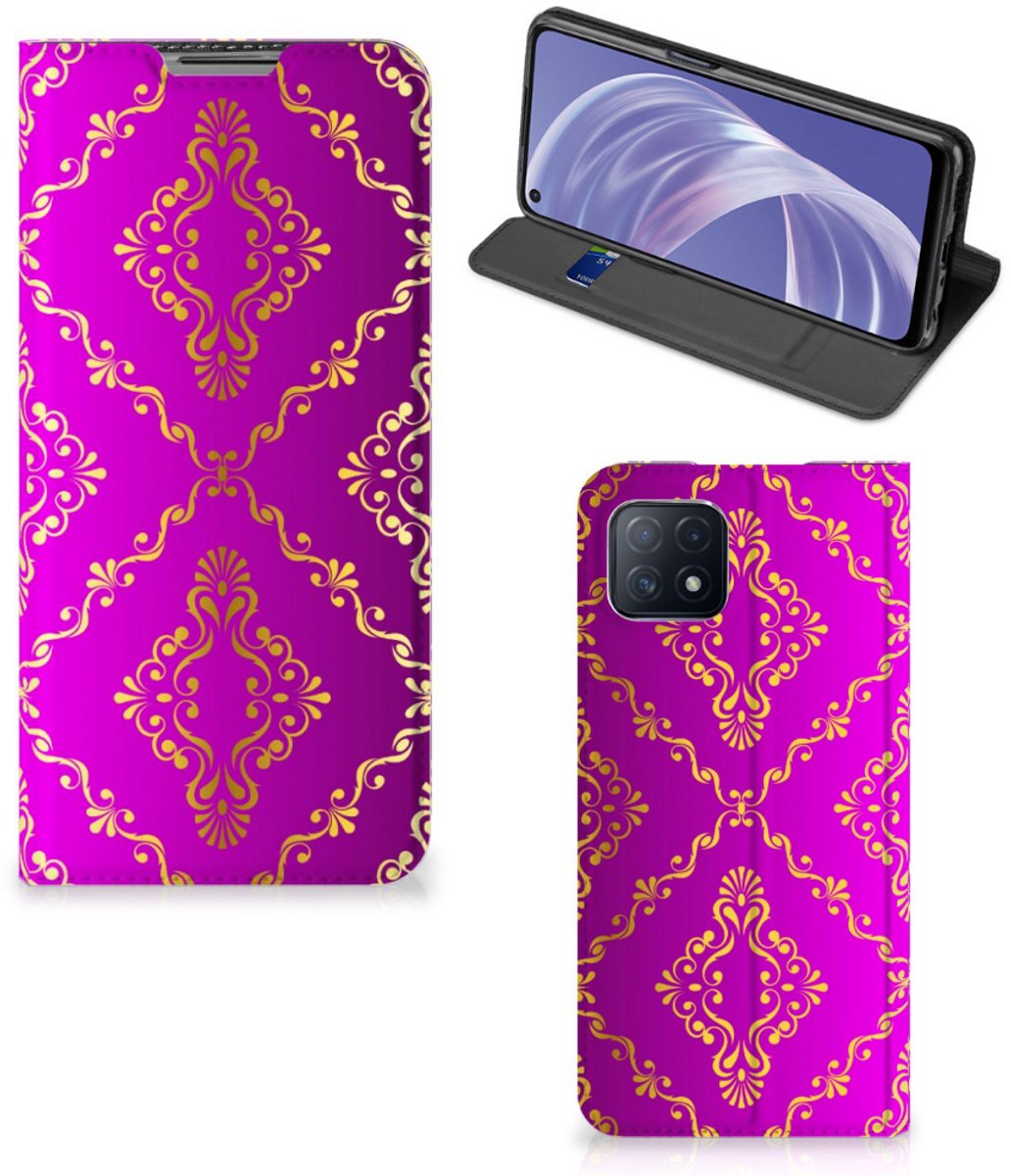 Telefoon Hoesje OPPO A73 5G Barok Roze