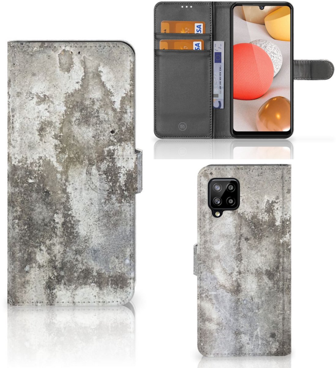 Samsung Galaxy A42 5G Bookcase Beton Print